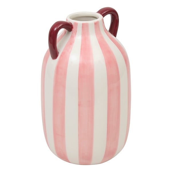 ATMOSPHERA - Vase en grès rayé Cheri H20 - large
