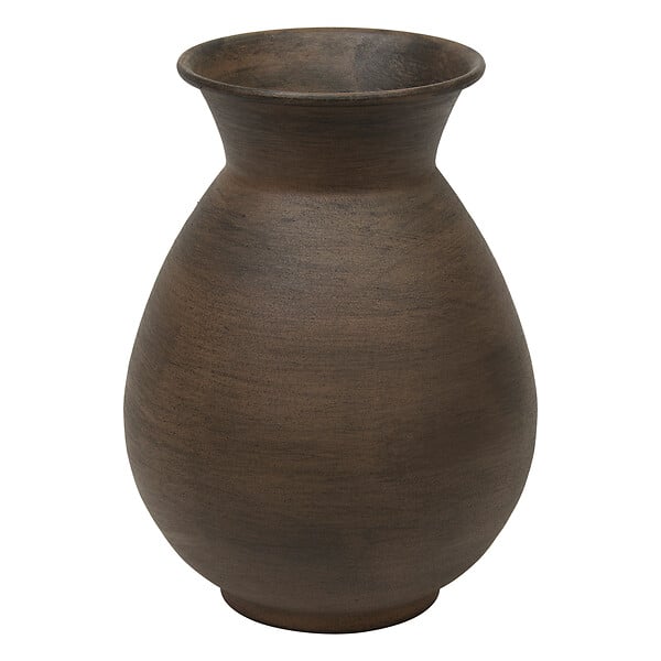 ATMOSPHERA - Vase décoratif métal - Wonj - Brun - 20cm - large
