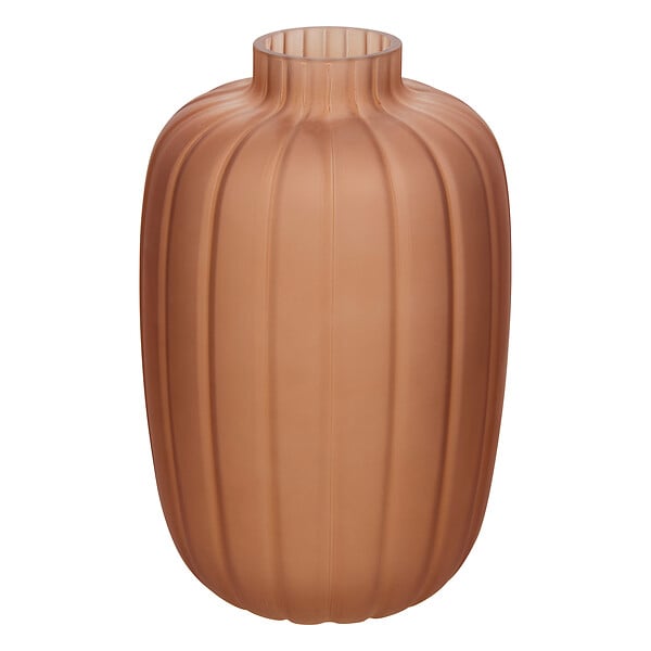 ATMOSPHERA - Vase en verre Tigy Ambre H25cm - large