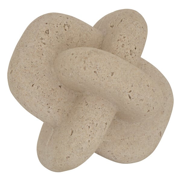 ATMOSPHERA - Déco à poser pierre Dave Beige 44cm - large