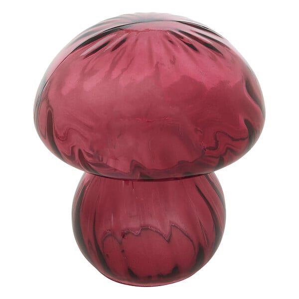 ATMOSPHERA - Champignon décoratif automne - Verre - H15,5cm - large