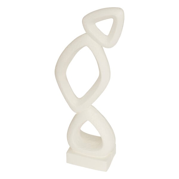ATMOSPHERA - Pièce décorative en magnésie - Wonj - Blanc - H.68,5cm - large