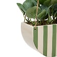 ATMOSPHERA - Plante artificielle suspendue pot céramique Cheri Jaune 27cm - vignette