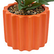 ATMOSPHERA - Plante succulente artificielle Flow pot céramique - H16cm - vignette