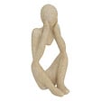 ATMOSPHERA - Lot de 3 statuettes résine femmes 11,5cm - vignette