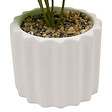 ATMOSPHERA - Plante succulente artificielle Flow pot céramique - H16cm - vignette
