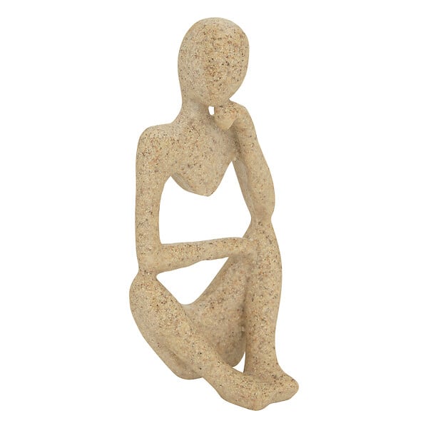 ATMOSPHERA - Lot de 3 statuettes résine femmes 11,5cm - large