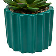 ATMOSPHERA - Plante succulente artificielle Flow pot céramique - H16cm - vignette