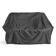 OVIALA - Housse de canapé extérieur 2 personnes polyester noire - Cov'Up - vignette