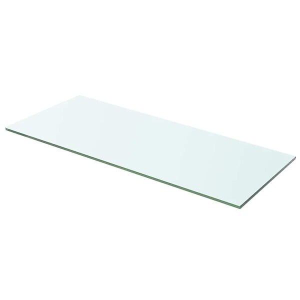 VIDAXL - vidaXL 2x Panneaux d'Etagère Panneau de Rechange de Armoire Paroi à Lattes Salle d'Exposition Maison Magasin Durable Verre Transparent 60x20 cm - large