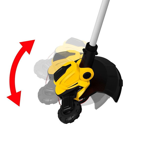 GARLAND - Coupe bordure filaire électrique GARLAND XTRIM 365 RE-V23 Jaune - large