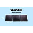 EZ SOLAR - Kit panneau solaire souple, 405W SOLARPLUG Noir - vignette