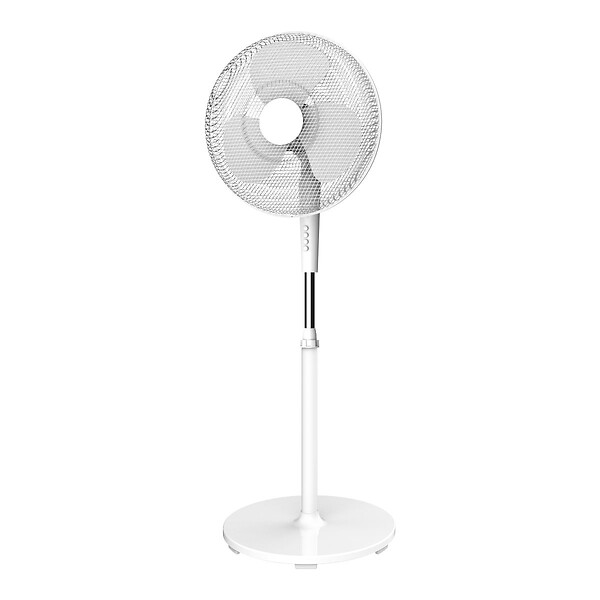 DIO - Ventilateur silencieux oscillant 45W Ø40cm 3 vitesses - Blanc - DiO - large