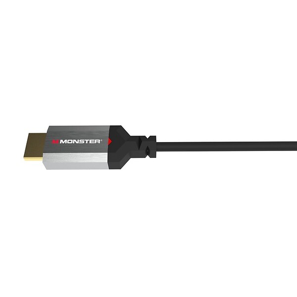 MONSTER - Câble HDMI Monster - Résolution 4K - Vidéo HDR - Audio Return Channel - 22,5 GBPS - Vitesse Éclair - Triple Blindage - Homologué UL et CL3-3,6 Mètres - large