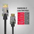 MONSTER - CABLE HDMI M1000 UHD 4K HDR 22.5GBPS 3M - vignette