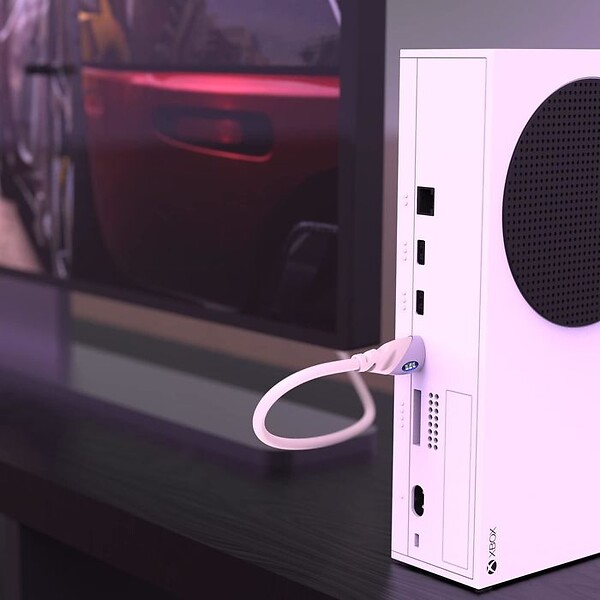 MONSTER - Câble HDMI Monster - Résolution 4K - Vidéo HDR - 18 GBPS - Vitesse Éclair - Connecteurs V-Grip - Triple Blindage - 1,82 Mètres - Garanti à Vie - large