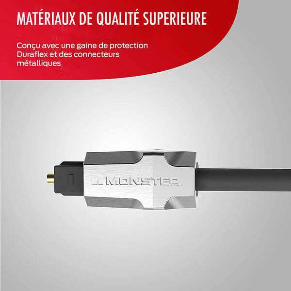MONSTER - CABLE FIBRE OPTIQUE M1000 1.5M - large