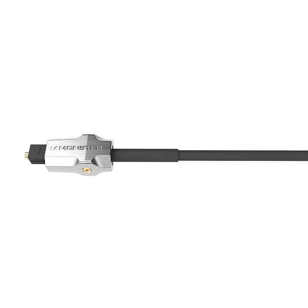 MONSTER - Câble Audio Numérique Fibre Optique - Idéal Home Cinema - Son Surround Multicanal - Gaine de Protection Duraflex - Connecteurs Métalliques - Garanti à Vie - 3 m - large
