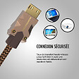 MONSTER - CABLE HDMI M2000 UHD 4K HDR10+ 25GBPS 3M - vignette