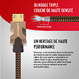 MONSTER - CABLE HDMI M2000 UHD 4K HDR10+ 25GBPS 3M - vignette