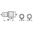 SAM OUTILLAGE - Douilles 3/4" courtes 12 pans en mm - vignette