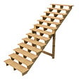 VINUOVO - BERLIN Escalier extérieur bois 13 marches H 224cm L-120cm - vignette
