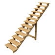 VINUOVO - BERLIN Escalier extérieur bois 13 marches H 224cm L-80cm - vignette
