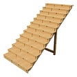 VINUOVO - BERLIN Escalier extérieur bois 13 marches H 224cm L-160cm fermé - vignette