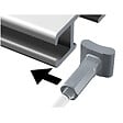 ARTITEQ - Pack de 5 fils perlon transparents + solid slider 2 mm - Accessoire Cimaise Artiteq 300 cm - vignette