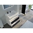 DISTRIBAIN - Meuble de salle de bain VISENZA 800 Noir - vignette
