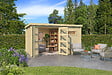 LASITAMAJA - Abri de jardin bois Augusta 28mm - toit plat - L.380xl.230cm - vignette