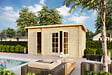 LASITAMAJA - Abri de jardin en bois massif BELMONT2 - 14.83m² - vignette