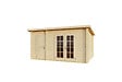 LASITAMAJA - Abri de jardin en bois massif BELMONT2 - 14.83m² - vignette