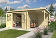 LASITAMAJA - Abri bois Tampa 28 mm - Surface 15.98m² - vignette