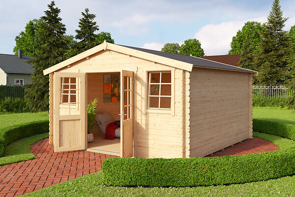 LASITAMAJA - Abri de jardin bois WELS 4 - L.390xl.390cm - large