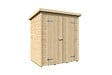 LASITAMAJA - Abri bois KENT 2.2 - 13 mm - surface hors tout 2.44m2 - toit plat - vignette