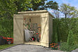 LASITAMAJA - Abri bois KENT3.2 - 13mm - surface hors tout 3.46m2 - toit plat - vignette