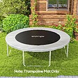 SPORTNOW - Tapis de rechange trampoline Ø 2,4 m ressorts 14 cm outil 42 crochets en V inclus - vignette