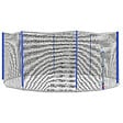 SPORTNOW - Filet de sécurité trampoline porte zipée Ø 426 cm 8 poteaux bleu noir - vignette