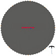 SPORTNOW - Tapis de rechange trampoline Ø 3,7 m ressorts 14 cm outil 72 crochets en V inclus - vignette