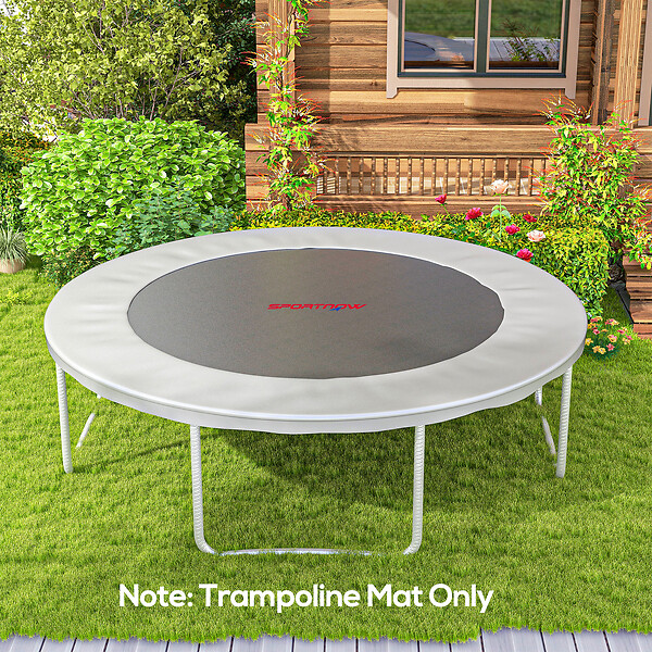 SPORTNOW - Tapis de rechange trampoline Ø 3,7 m ressorts 14 cm outil 72 crochets en V inclus - large