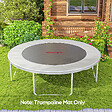 SPORTNOW - Tapis de rechange trampoline Ø 3,7 m ressorts 14 cm outil 72 crochets en V inclus - vignette