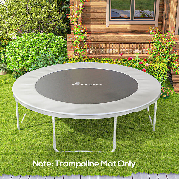 SPORTNOW - Tapis de rechange trampoline Ø 4,3 m ressorts 14 cm outil 80 crochets en V inclus - large