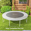 SPORTNOW - Tapis de rechange trampoline Ø 4,3 m ressorts 14 cm outil 80 crochets en V inclus - vignette