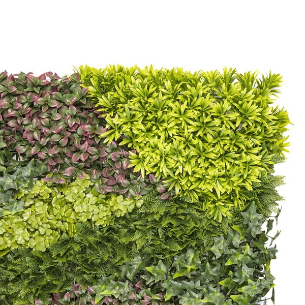 NORTENE - Panneau décoratif feuillage synthétique et motif zigzag COSTA - 1x1m - Vert - large