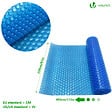 VOUNOT - Bache a bulle piscine 120 microns rectangulaire decoupable 450x220cm bleu - vignette
