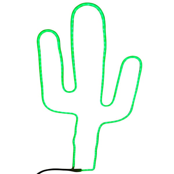 INDOOR ET OUTDOOR - Cactus lumineux à led d'extérieur - large