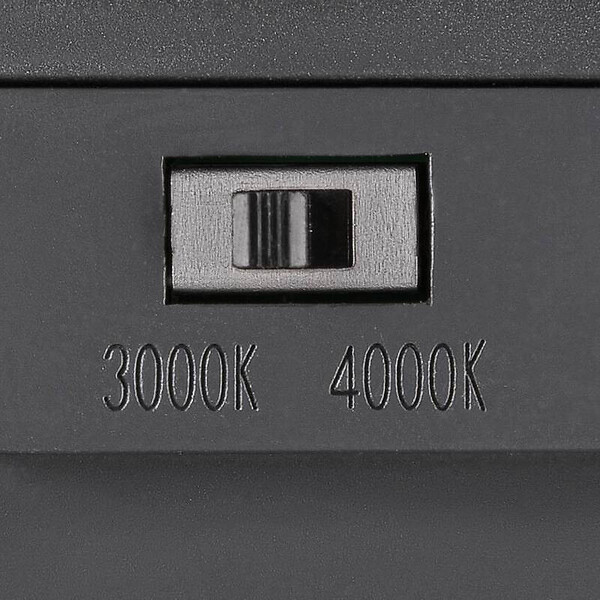 SLV - Plafonnier LED extérieur simple ESKINA FRAME SLV - 15W - 3000/4000K - IP65 - Anthracite - Carré - large