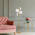 CONCEPT USINE - Lampadaire vintage doré - 4 lampes CANDICE - vignette