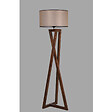 CONCEPT USINE - Lampadaire design bois et tissu CHLOE - vignette